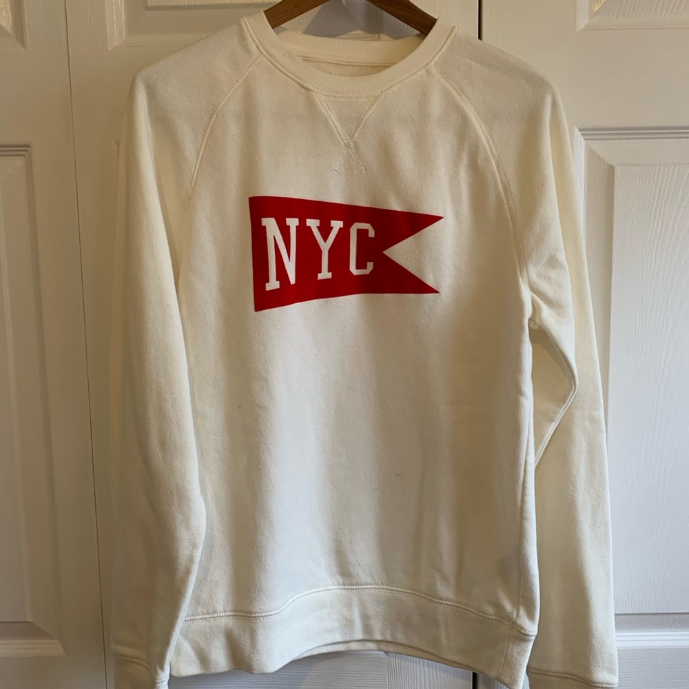 Soft NYC Crewneck in Cream